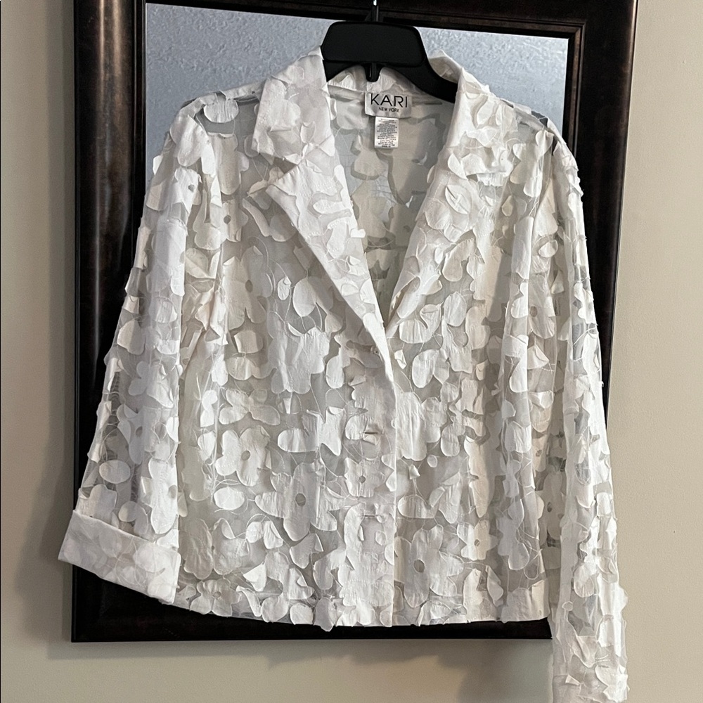 Kari Traa White Floral Jacket
